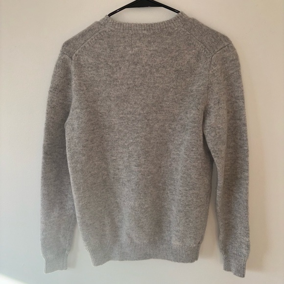 Refectory Gray Crewneck Lambswool Sweater Size Small - Picture 4 of 11